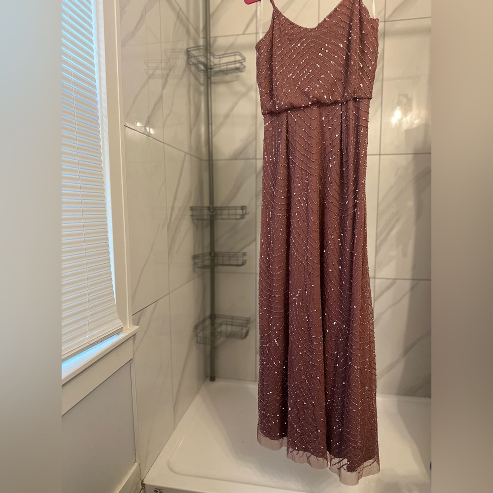 Lulus Mauve Sequin Gown – Size 6